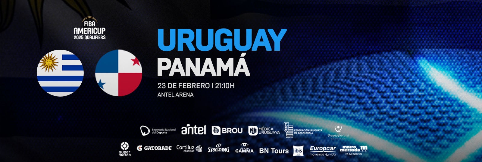 Uruguay vs Panamá Antel Arena